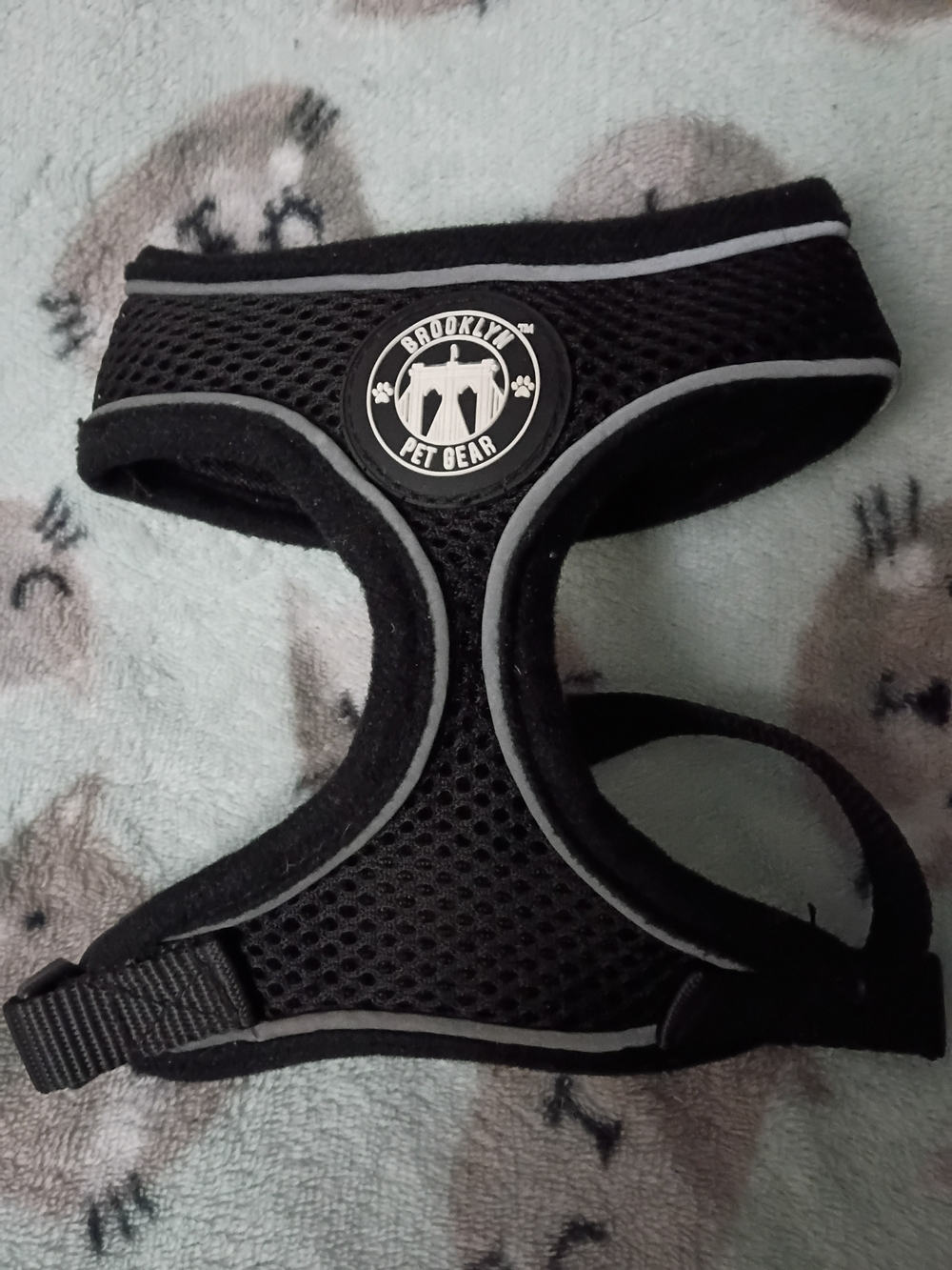 Black Breathable Dog Harness By Brooklyn Pet Gear